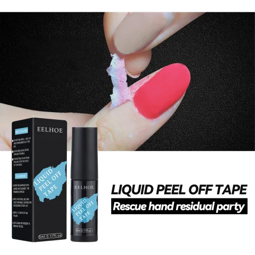 EELHOE Effectively Prevent Spilled Nail Polish  Paint Nail Edge Can Be Torn Beginner Nail Edge Quick Dry Anti-Fouling