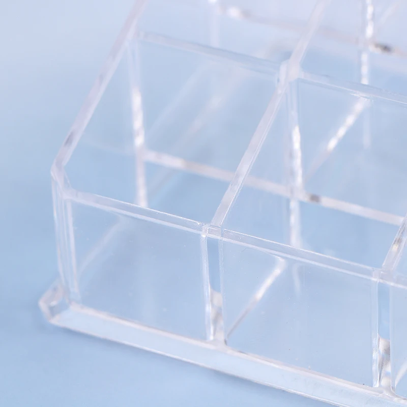 9 Slots Clear Acrylic Lipstick Storage Box Trapezoid Cosmetic Display Case Store Desk Lipstick Cosmetic Organizer Holder Stand - Image 18