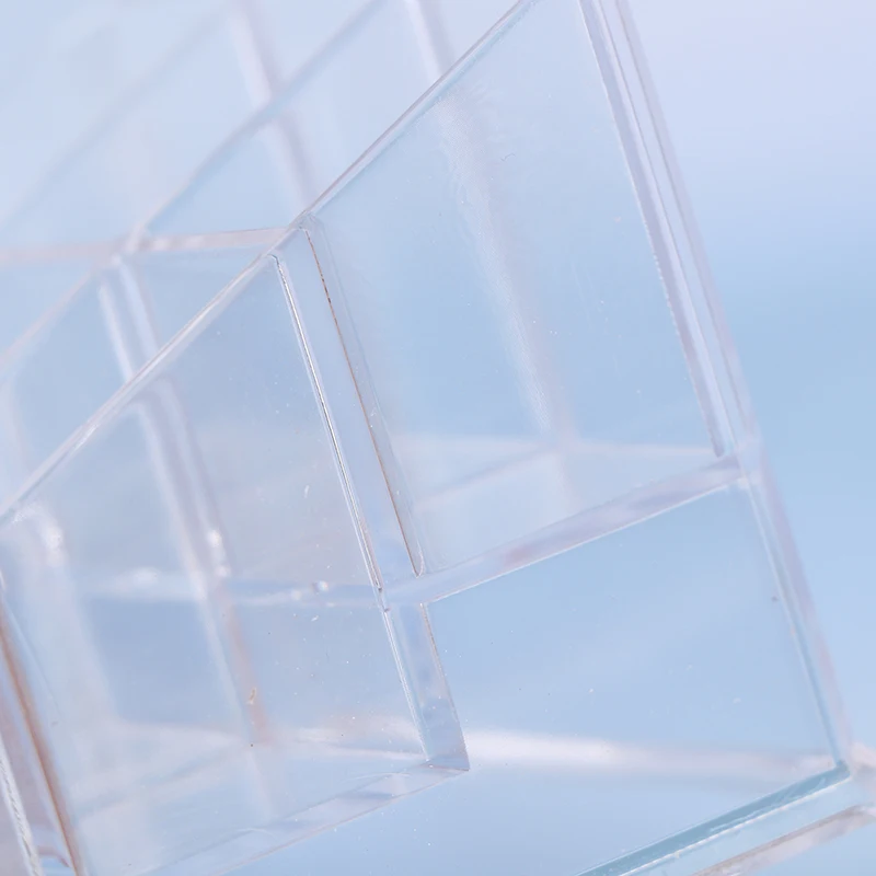 9 Slots Clear Acrylic Lipstick Storage Box Trapezoid Cosmetic Display Case Store Desk Lipstick Cosmetic Organizer Holder Stand - Image 16